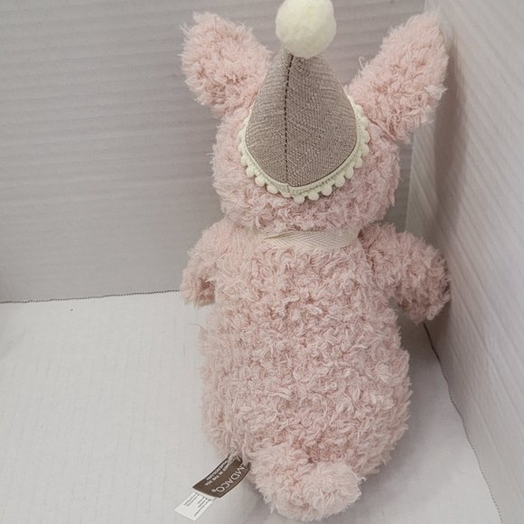 Piggy Wigg Wiggy Celebrate Happy Birthday DEMDACO Plush Animal Pig Hat Gift Tag - Picture 8 of 12